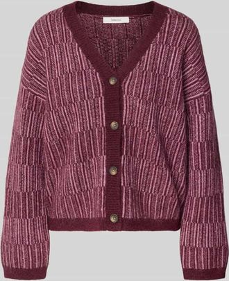 Selected Relaxed Fit Strickpullover aus Woll-Mix mit Alpaka-Anteil Modell FALVA in Bordeaux, Größe XL