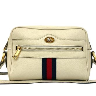 Gucci Pre-owned Gucci Mini Leather Ophidia Crossbody Ladies 517350 534563