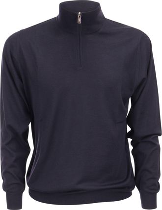 Fedeli Wool Zipped Sweater