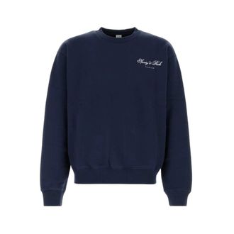 Sporty & Rich Felpa girocollo - - Sweatshirts & Hoodies - Donna - Blu - L
