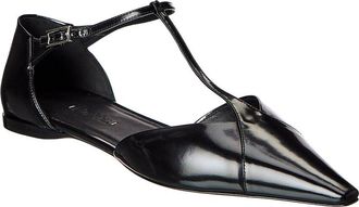 Max Mara Leather Flat
