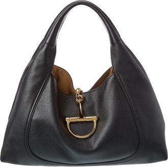 Gucci Softbit Maxi Leather Shoulder Bag