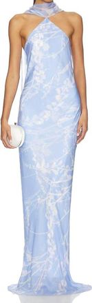 Amanda Uprichard Ashton Maxi Dress In English Lavender