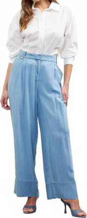 Skies Are Blue Clothing Poplin Long Sleeve Button Down Shirt In White