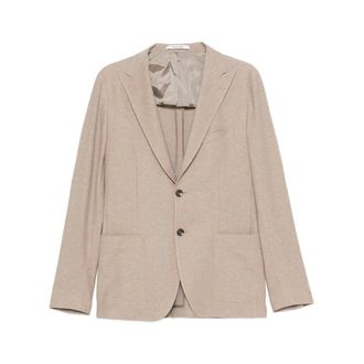 Tagliatore Blazers, male, Beige, Size: M Jacket Tagliatore