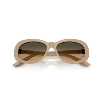 Brunello Cucinelli 0bc4021s Rounded Rectangular Acetate Sunglasses with Gradient Lenses