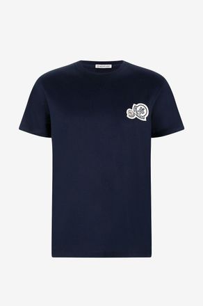 Moncler Jersey-T-Shirt mit Doppel-Patch