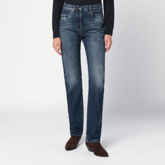 Prada Blue washed-out jeans