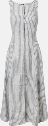 Polo Ralph Lauren Striped linen midi dress