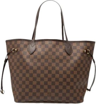 Louis Vuitton Pre-owned Tote Bags, female, Brown, Size: ONE SIZE Pre-owned Neverfull MM