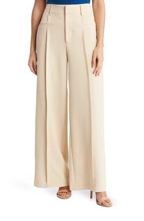 By Design Marcia Wide Leg Pants in Sand at Nordstrom Rack, Size 10
