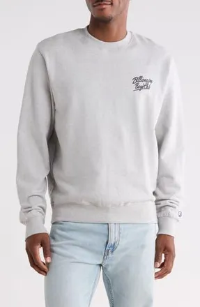 Billionaire Boys Club BB Small Script Cotton Sweatshirt in Heather Grey at Nordstrom Rack, Size Xxx-Large