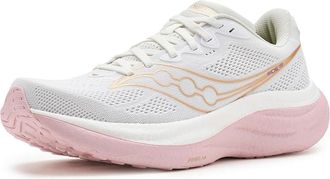 Saucony Ride 19 Womens Shoes White/Silk : 10.5 B - Medium, Synthetic