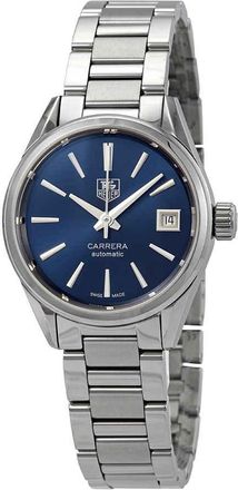 Tag Heuer Carrera Calibre 9 Automatic Blue Dial Ladies Watch WAR2419.BA0776