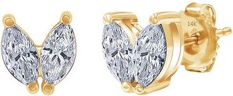 Meira T 14K 0.43 Ct. Tw. Lab-Grown Diamond Earrings