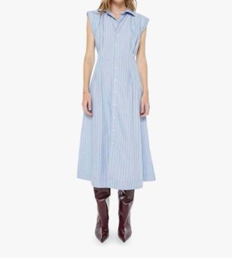 Mother Mint Condition Midi Dress In Get In Line