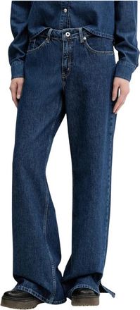 Karl Lagerfeld Dames, Jeans, Blauw, Maat: W30 L32 Katoen
