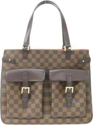 Louis Vuitton Pre-owned Damier Handtas - Dames - Vintage Shopper - Bruin - ONE Size - Vintage