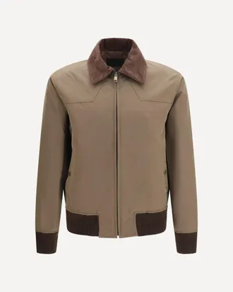 Prada Jacket with corduroy collar Male S