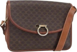 Celine Pre-owned Plastic Cross Body Bag - Dames - Vintage Schoudertas - Bruin - ONE Size - Vintage