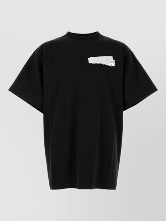 Balenciaga oversized logo-print cotton t-shirt