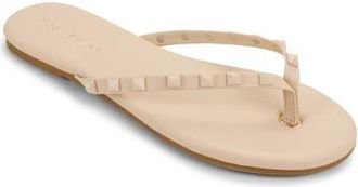 Yosi Samra Rivington Stud Flip Flop in Beige at Nordstrom, Size 11