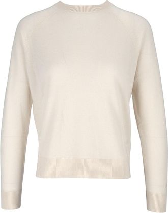MC2 Saint Barth Off-White Delphine Relaxed Fit Cashmere Sweater