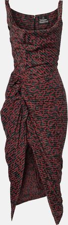 Vivienne Westwood Panther printed midi dress