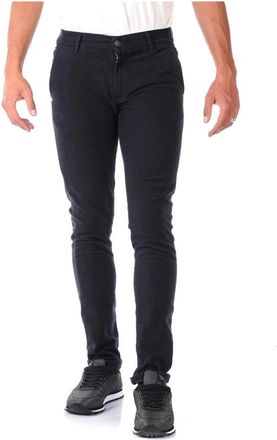 Daniele Alessandrini Jeans - Heren - Chinos - Blauw - W29 - Katoen - Broeken