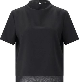 Jil Sander Blouses - Dames - Blouses - Zwart - M - Wol - Overhemden