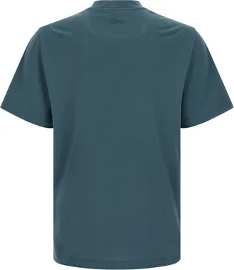 Brioni Logo-Embroidered Cotton T-Shirt - Teal