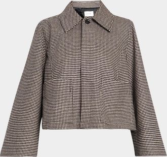 Frame Denim The Wool Mini Swing Jacket