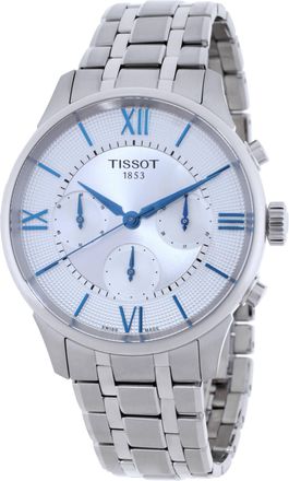 Tissot Chemin Des Tourelles Chronograph Automatic Silver Dial Mens Watch T1394621103800