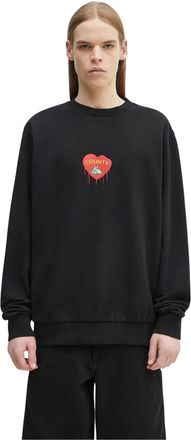 Marcelo Burlon Sweatshirts - Heren - Sweatshirts - Zwart - 2XL - Hoodies & sweatvesten
