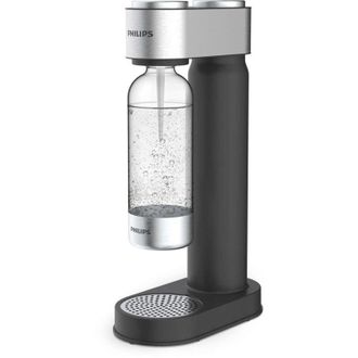 Philips Water Add4902bk / 10 Gozero M&aacute;quina De Agua Con Gas, Pl&aacute;stico, 1 Litro, Negro