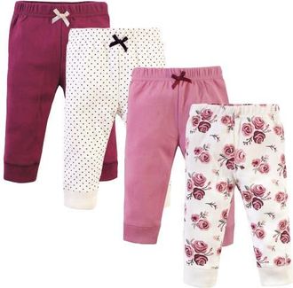 Hudson Baby 4Pk Essential Pants Set in Rose at Nordstrom, Size 18-24M