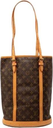 Louis Vuitton Pre-owned Bucket Bags, female, Brown, Size: ONE SIZE Pre-owned Bucket GM