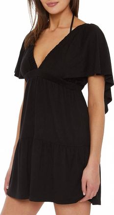Isabella Rose Taylor Palermo V-Neck Plunge Dress In Black