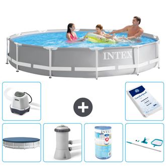 Intex Piscina Prism Frame Redonda - 366x76 Cm - 7-piezas S31920
