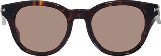 Burberry Brown Round Unisex Sunglasses BE4439FF 300273