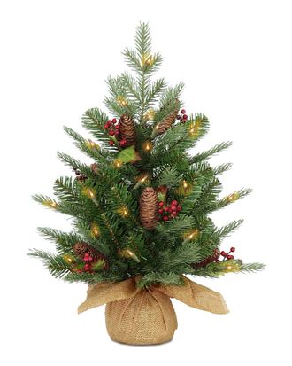 National Tree Company 2Ft Feel-Real Nordic Spruce Small Tree