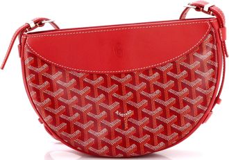 Goyard Hirondelle Shoulder Bag Coated Canvas and Leather