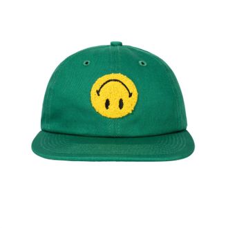 Market Mens Smiley 6-Panel Hat In Green