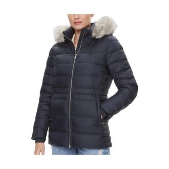 Tommy Hilfiger Winter Jackets, female, Blue, Size: S Tyra Down Jacket