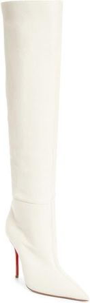 Christian Louboutin Zependris Leather Knee High Boot in W699 Suzuran at Nordstrom, Size 39.5