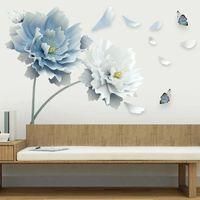 OEM Vinilo Decorativo De Pared, Adhesivos Florales Para Decoraci&oacute;n De Paredes, Grandes Pegatinas De Pared Con Motivos De Flores Y Plantas, Adhesivos Para 