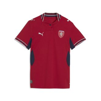 Puma Maglia Home Repubblica Ceca 2026 da donna, Accessori, Rosso, XXL