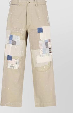 Polo Ralph Lauren patchwork shorts belt loops and pockets