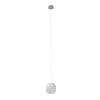 Lucande L&aacute;mpara Colgante avelinra En Blanco De Vidrio - Lucande