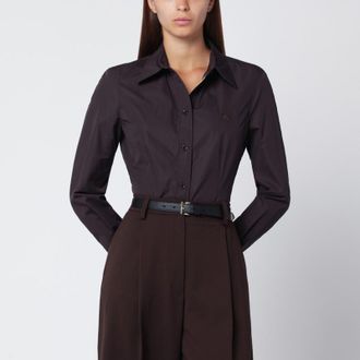 Burberry Brown cotton shirt